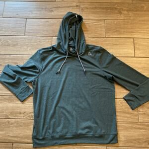 Rhoback Barstool Golf Green Hesi Performance Hoodie Athleisure Gym Size Large